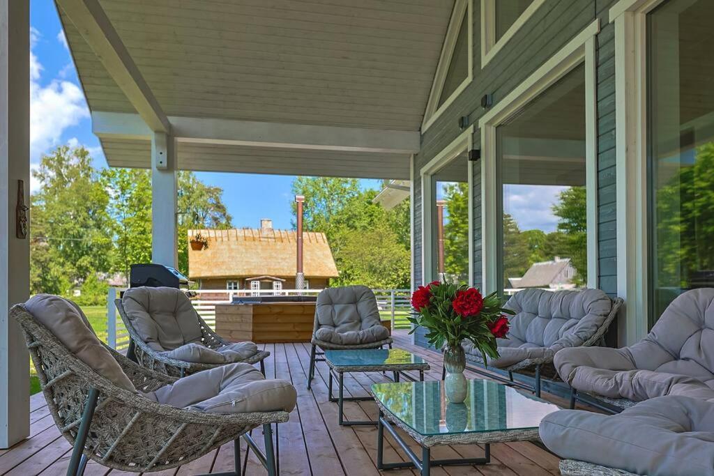 Modern Villa With Sauna & Hot Tub Hiiumaa Luaran gambar